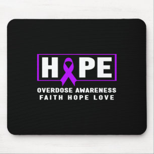 Tapis De Souris Chemise de sensibilisation au surdosage Hope