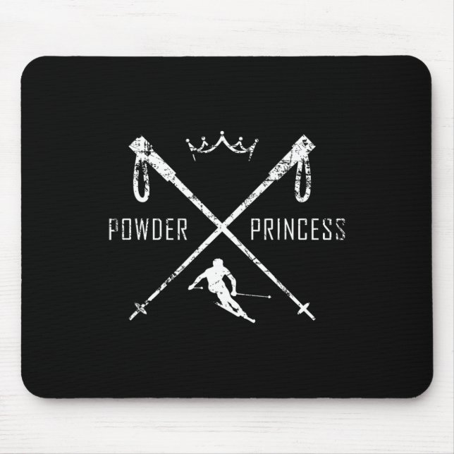 Tapis De Souris Chemise de ski Princess Powder (Devant)