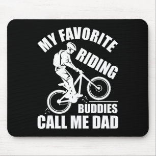 Tapis De Souris Chemise de VTT pour papa Mon pote de cyclisme préf