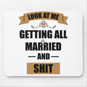 Tapis De Souris Chemise Demoiselle D'honneur Enterrement de Vie de