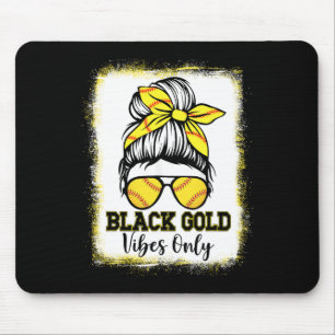 Tapis De Souris Chemise Douce Black Gold Vibes Only Femme Léopard