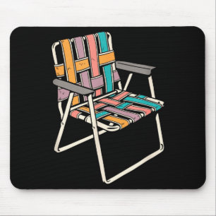 Tapis De Souris Chemise drôle de chaise de pelouse décontractée d'