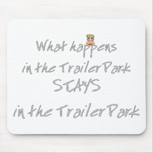 Tapis De Souris Chemise drôle de terrain de caravaning