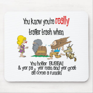 Tapis De Souris Chemise drôle de terrain de caravaning