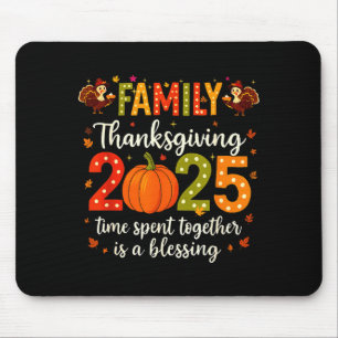 Tapis De Souris Chemise drôle de Thanksgiving en famille 2025 - Ci