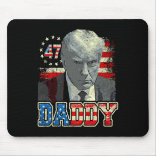 Tapis De Souris Chemise drôle Papa Trump - Papa Trump Vintage 