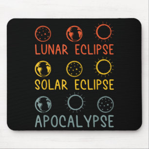 Tapis De Souris Chemise Éclipse Lunaire Solaire Apocalypse Céleste