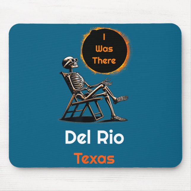 Tapis De Souris Chemise Éclipse Solaire Del Rio Texas (Devant)