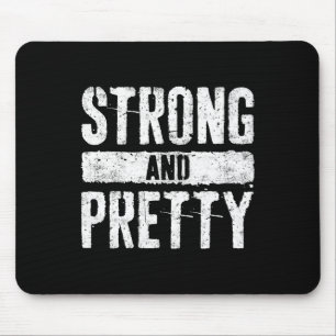 Tapis De Souris Chemise Forte Et Jolie Hommes Femmes Strongman Gym