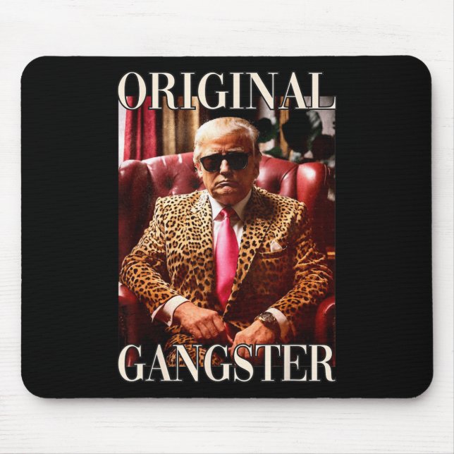 Tapis De Souris Chemise Gangster originale Maga Donald Trump 20 (Devant)