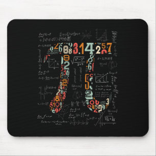 Tapis De Souris Chemise Jour Pi Numéros Pi Enseignant Math 3.14 Ca