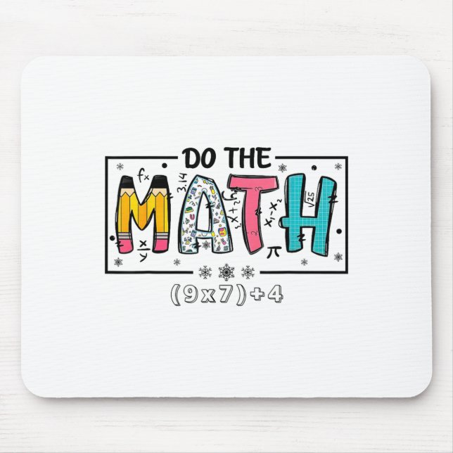 Tapis De Souris Chemise Math 67 Prof de Maths Six (Devant)