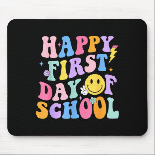 Tapis De Souris Chemise Premier Jour D'école Enseignants Enfants D