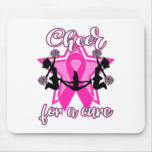 Tapis De Souris Chemise rose Ruban pour cancer du sein Pom-pom gir