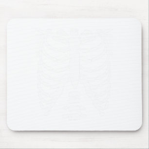 Tapis De Souris Chemise squelette Halloween Costume Rib Cage Anato