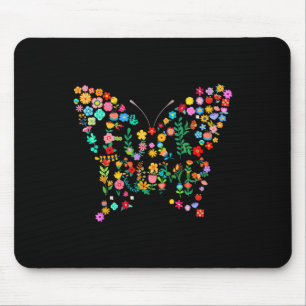 Tapis De Souris Chemise subtile anti-Trump papillon floral caché M