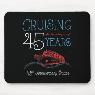 Tapis De Souris Chemise T Cruise 45e Anniversaire Mari Et Femme As