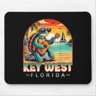 Tapis De Souris Chemise Tortue Tropicale Vacances Plage Key West F