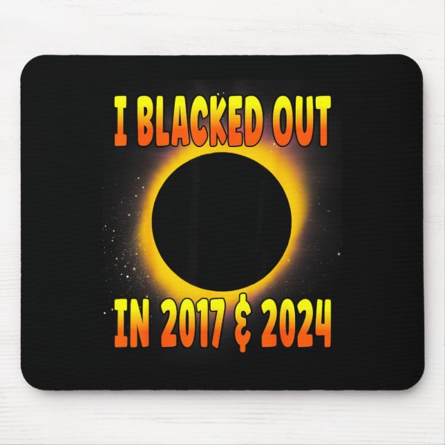Tapis De Souris Chemise Total Solar 2017 Éclipse Totale (Devant)