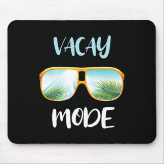 Tapis De Souris Chemise Vacay Mode Palm Sungles Plage Été Va