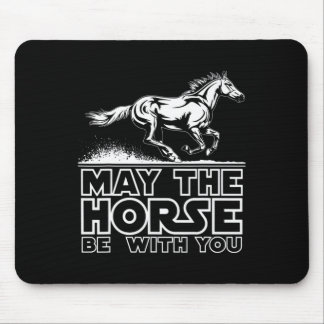 Tapis De Souris Chemises Cheval Pour Filles Drôle Cheval Équitatio