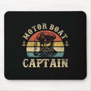 Tapis De Souris Chemises de croisière pour hommes capitaine de bat