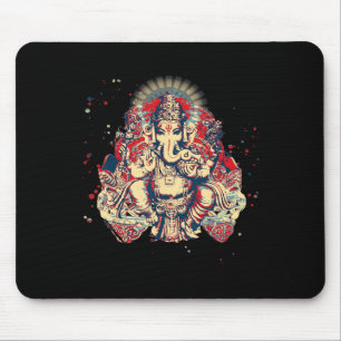 Tapis De Souris Chemises de yoga Dieu hindou spirituel Ganesha Méd