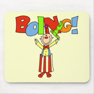 Tapis De Souris Chemises et Cadeaux de Clown Boing