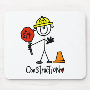 Tapis De Souris Chemises et Cadeaux de Construction de Base