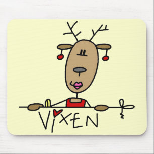 Tapis De Souris Chemises et Cadeaux de Renne Vixen