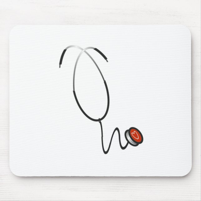 Tapis De Souris Chemises et cadeaux Stethoscope (Devant)