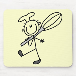 Tapis De Souris Chemises Tshirts au motif Chef Bâton avec Fouet