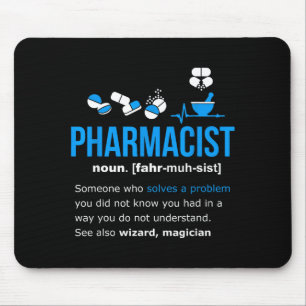 Tapis De Souris Chemiste définition chemise cadeau drôle pharmacie