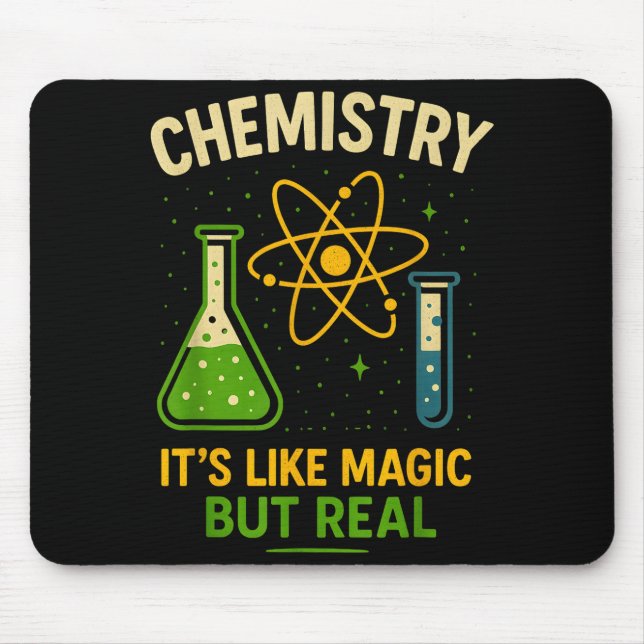 Tapis De Souris Chemistry It’s Like Magic Funny Science Teacher St (Devant)