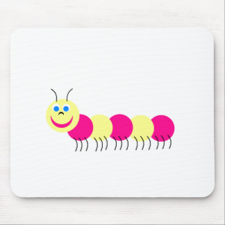 Tapis De Souris chenille jaune rose
