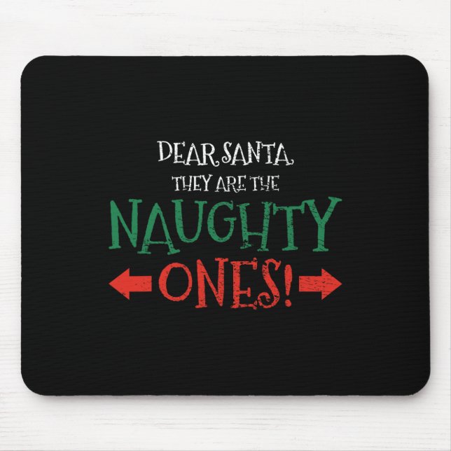 Tapis De Souris Cher Père Noël (Devant)