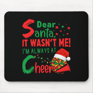 Tapis De Souris Cher Père Noël Ce N'était Pas Moi Je Suis Toujours