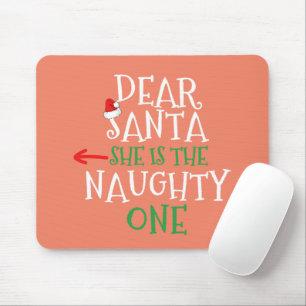 Tapis De Souris Cher Père Noël Elle Est La Mauvaise Mutation De Ca