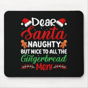 Tapis De Souris Cher Père Noël méchant mais gentil pour tous les p