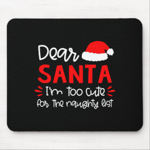 Tapis De Souris Cher T-shirt de Père Noël Drôle de Noël en famille