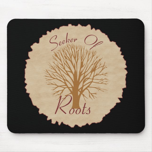 Tapis De Souris Chercheur des racines Mousepad (Devant)
