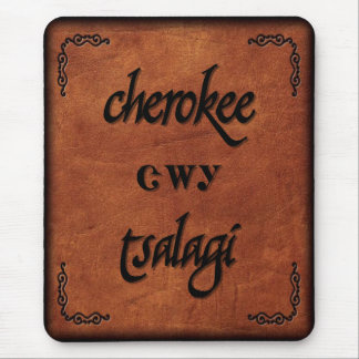 Tapis De Souris Cherokee en cuir - Tsalagi