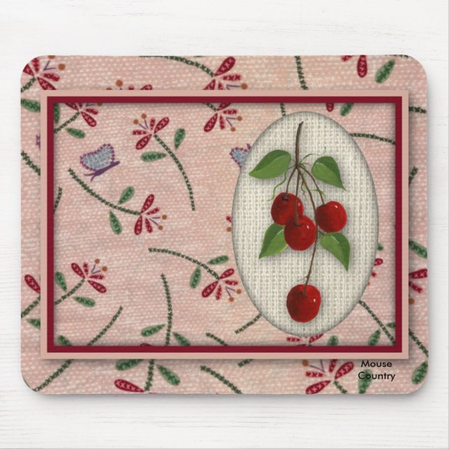 Tapis De Souris Cherry Bunch Mousepad (Devant)