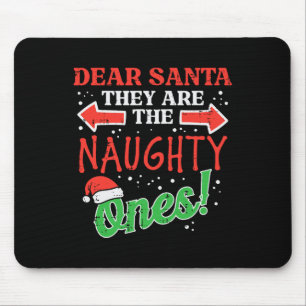 Tapis De Souris Chers Père Noël, Mauvais Noël Noël, Noël, Noël, Ho