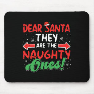 Tapis De Souris Chers Père Noël, Mauvais Noël Noël, Noël, Noël, Ho