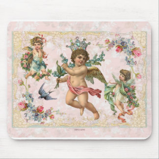 Tapis De Souris Cherubs & Angels Victorien Rose Souris rose rose