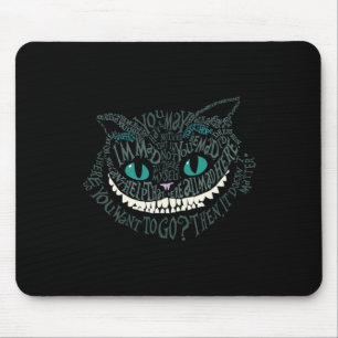 Tapis De Souris Cheshire Alice Chat Étaient Tous Mis Ici Wonderlan