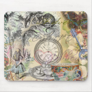 Tapis De Souris Cheshire Chat Alice Wonderland Classic