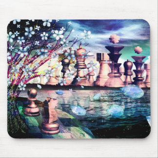 Tapis De Souris Chess City Fantasy Art "Coming Home"