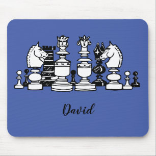 Tapis De Souris Chess Thème personnalisé Mousepad